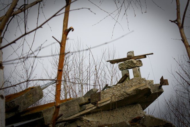 "Rubble Inukshuk" © maegon02, 2009. CC BY-NC-ND 2.0.